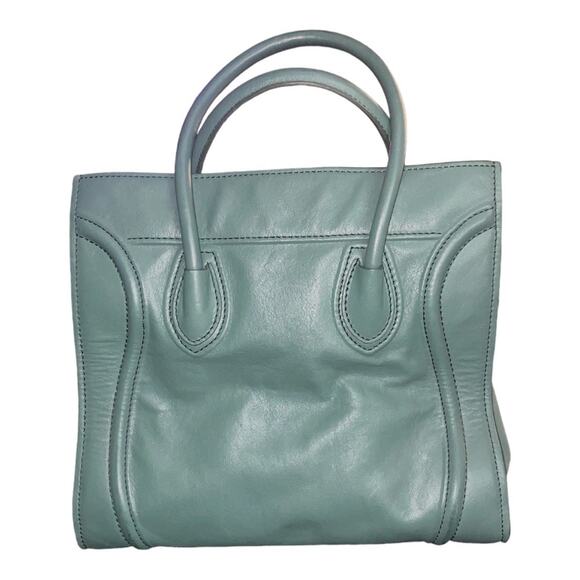 Celine Phantom Bag Textured Calfskin Leather in Glacier (turquoise blue green) - Picture 3 of 8